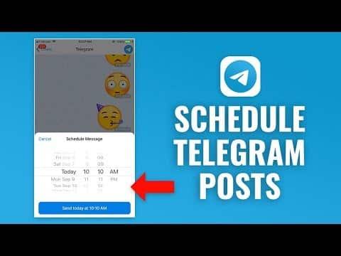 آموزش ارسال پیام زمانبندی شده در تلگرام (مطابق با آخرین آپدیت تلگرام)