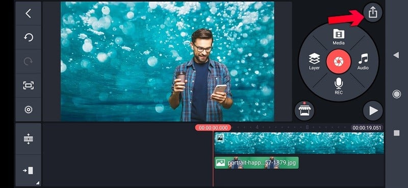 حذف پرده سبز در موبایل