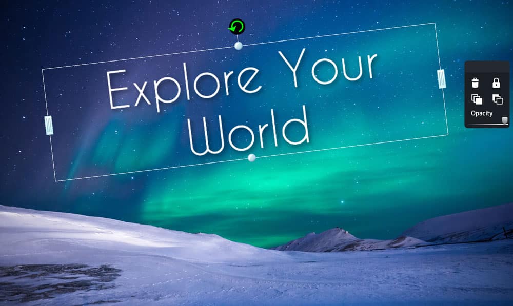 نوشتن روی عکس با موبایل