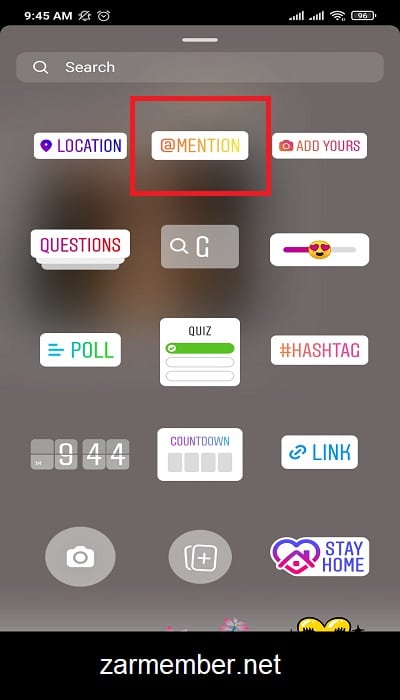 تگ کردن در اینستا - zarmember.net
