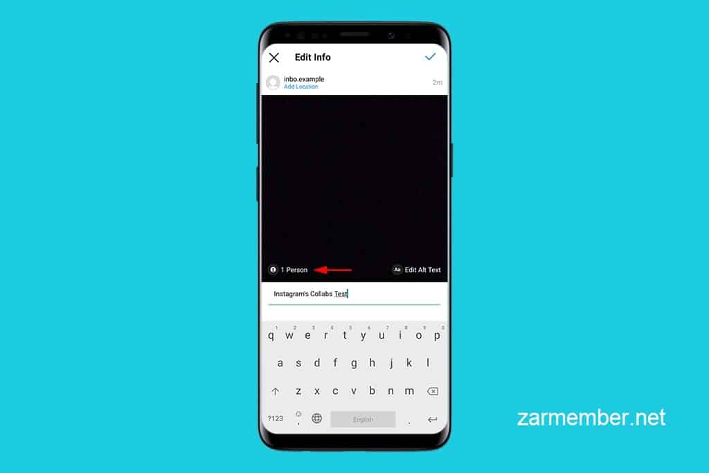 گذاشتن پست مشترک در اینستاگرام - زر ممبر