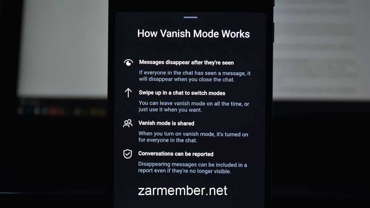 instagram vanish mode - zarmember