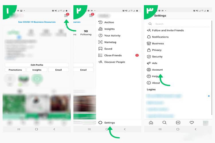 آموزش اتصال اینستاگرام به فیسبوک
