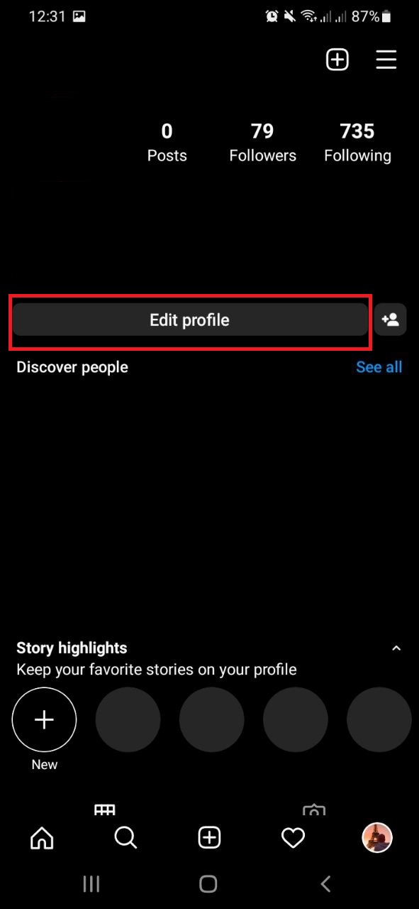 تغییر ایمیل در اینستاگرام