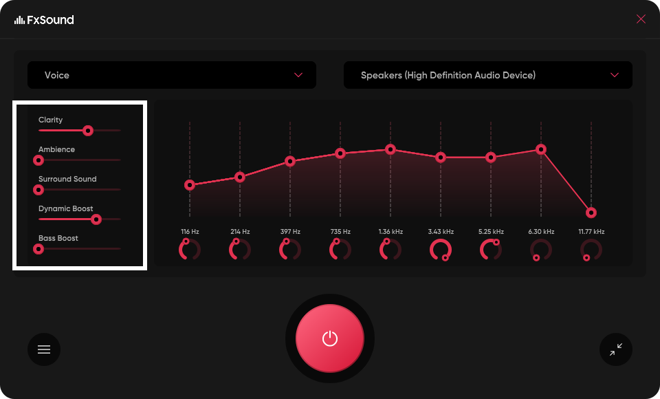 fxsound بهترین برنامه افزایش صدا کامپیوتر