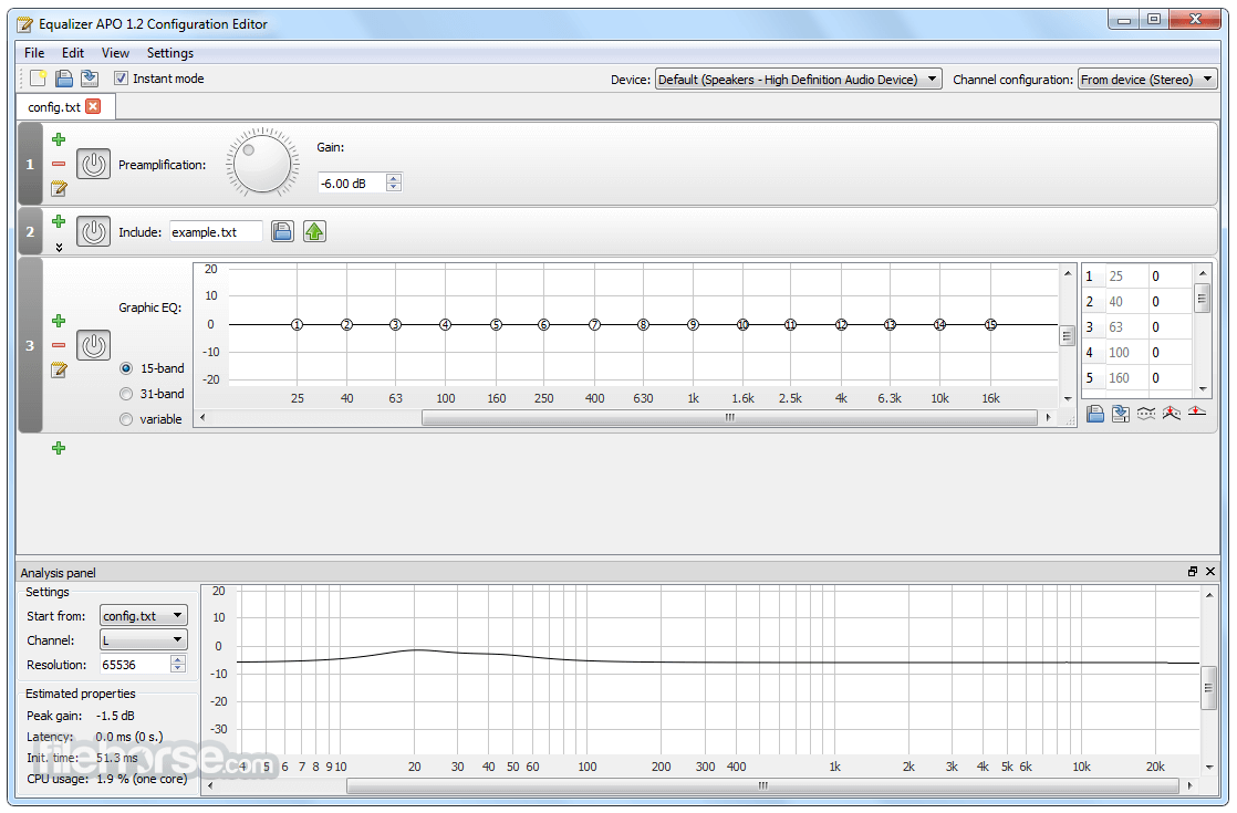 Equalizer APO یکی از بهترین برنامه های افزایش صدای کامپیوتر