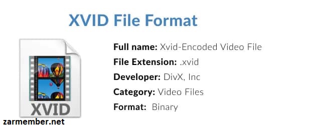 فرمت xvid چیست