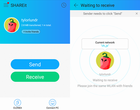استفاده از شریت در iphone