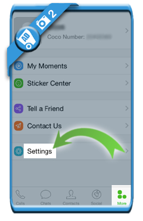 پاک کردن Coco Messenger