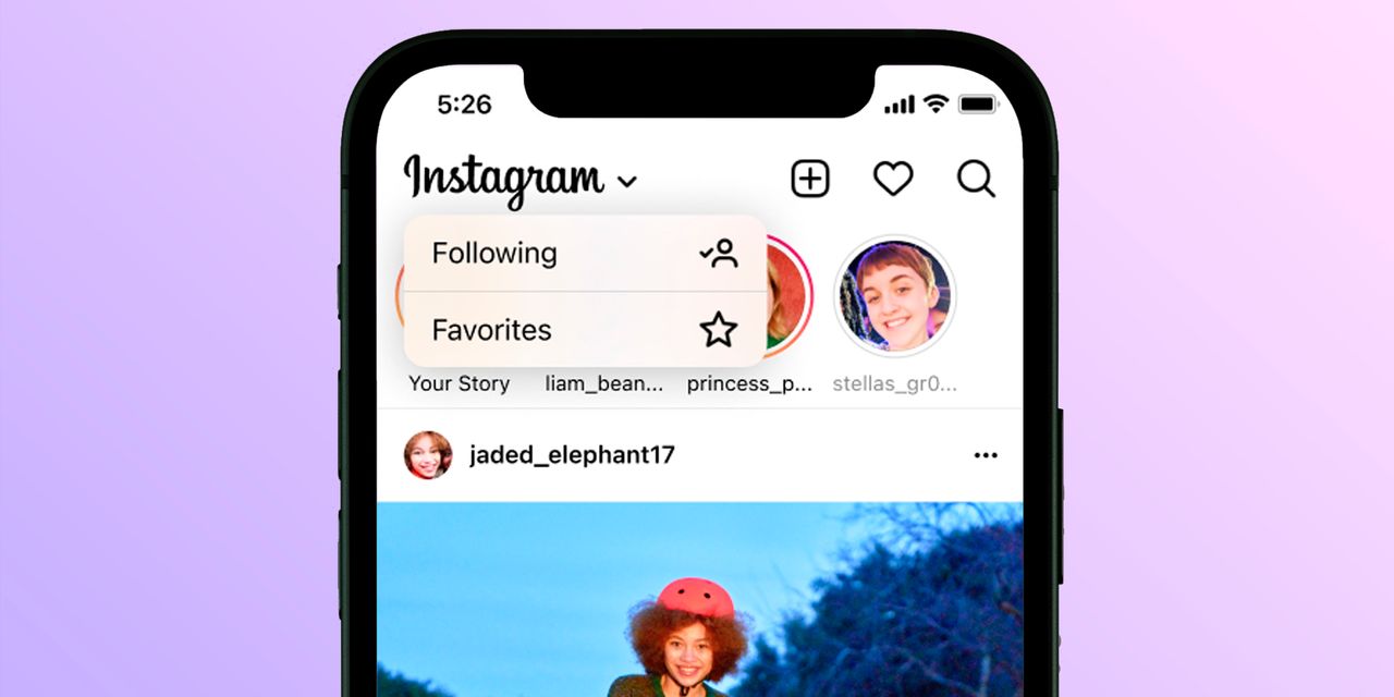 قابلیت favorites اینستاگرام