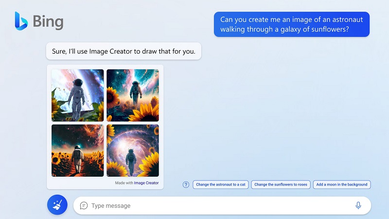 هوش مصنوعی Bing Image Creator