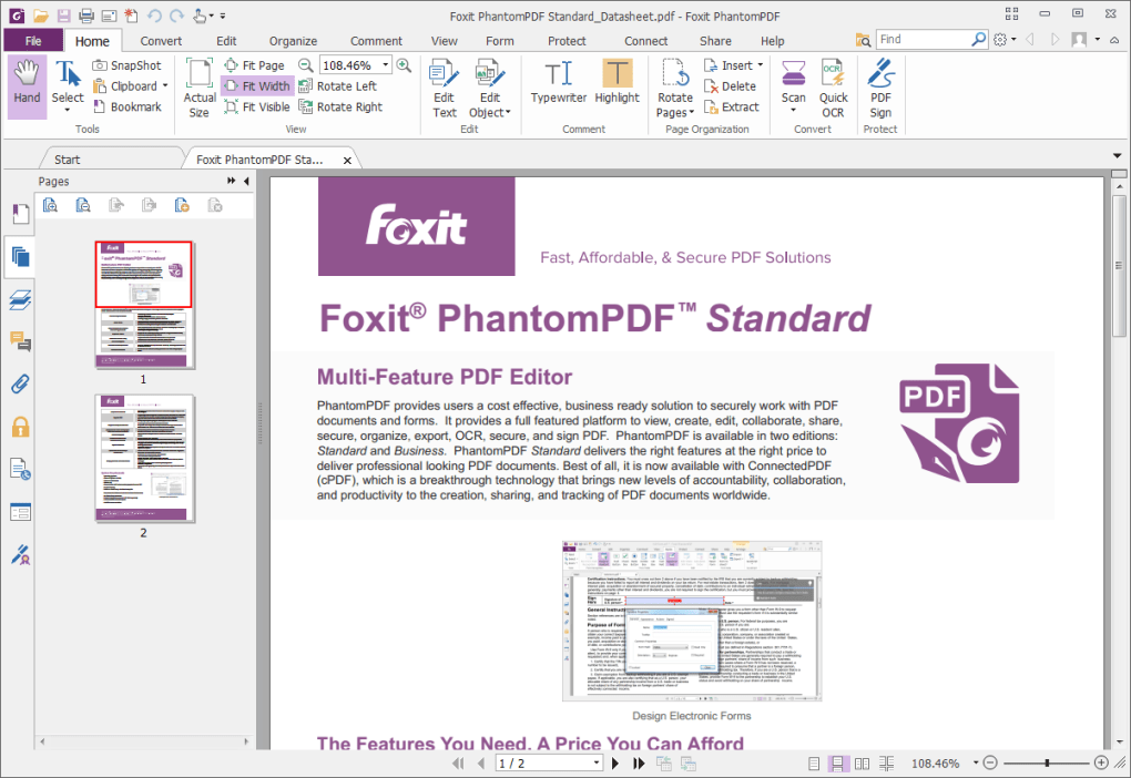 برنامه Foxit PDF Editor