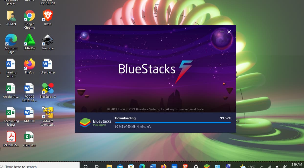 نصب تردز در برنامه شبیه ساز اندروید bluestacks
