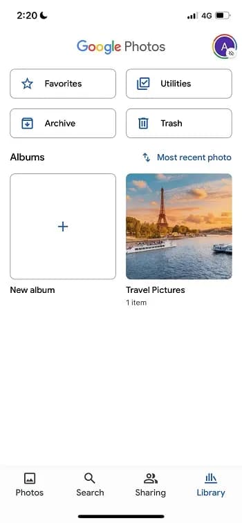 برنامه Google Photos
