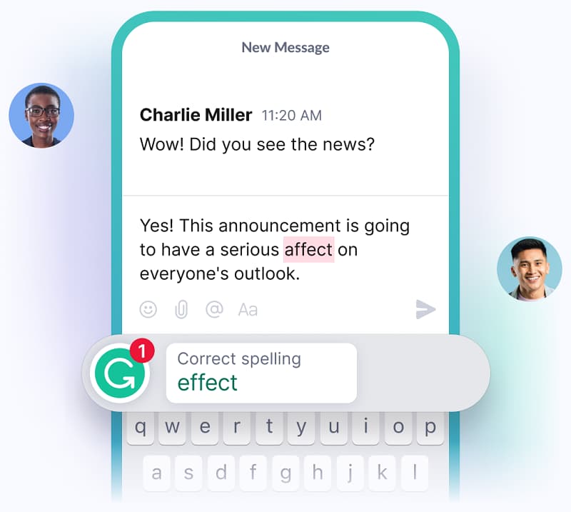 keyboard Grammarly
