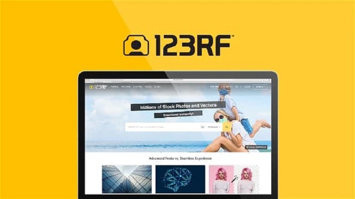 وبسایت 123rf.com