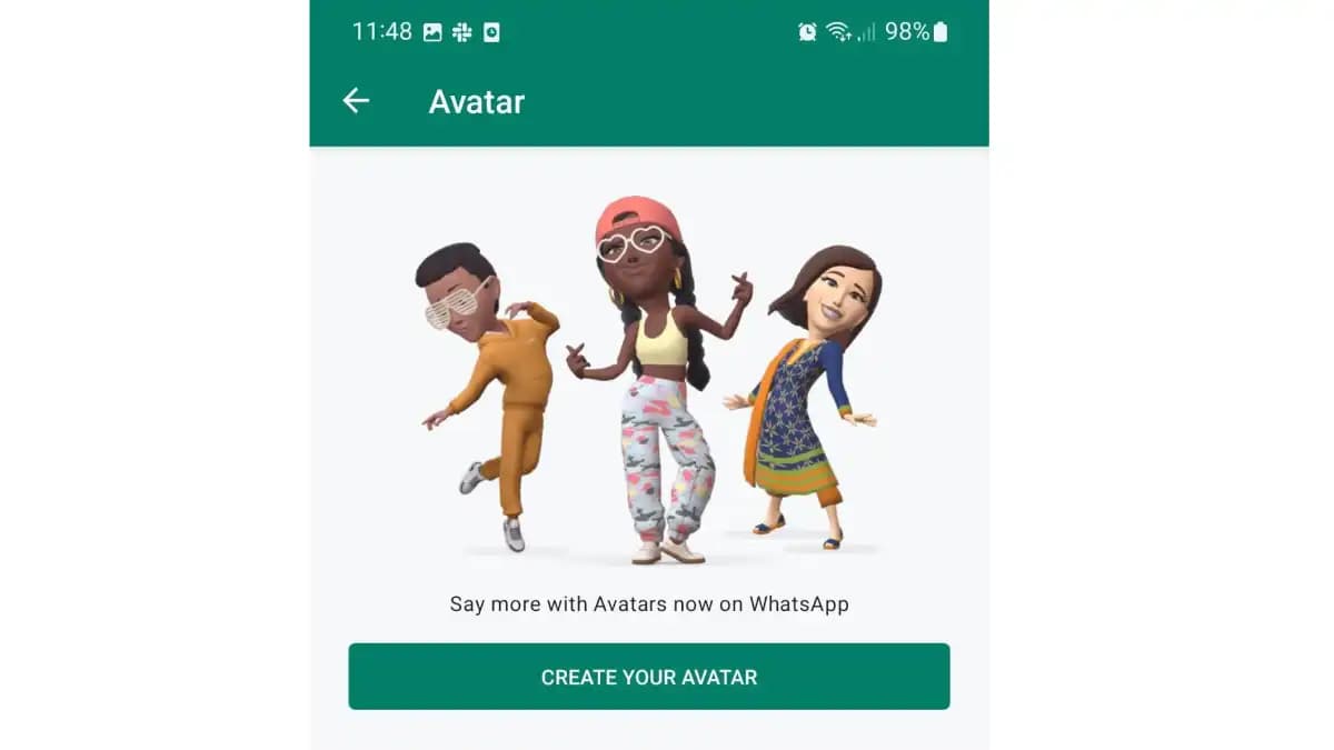 ایجاد آواتار واتساپ