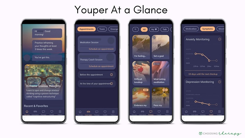 برنامه Youper