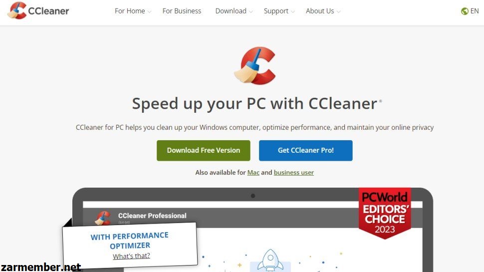 برنامه CCleaner برای بهینه سازی ویندوز