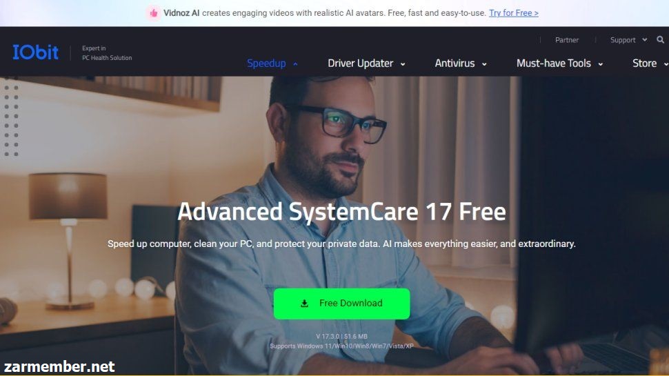 برنامه IOBit Advance SystemCare