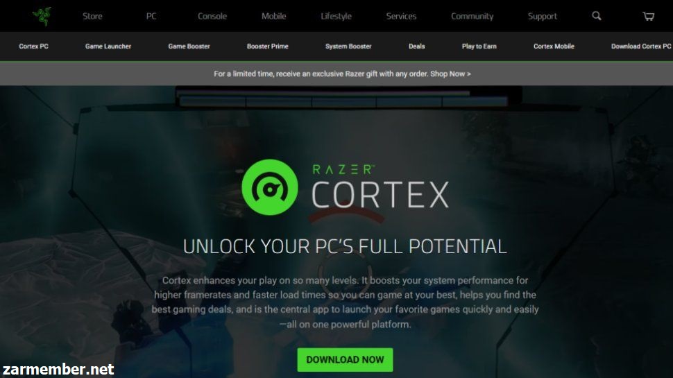 برنامه Razer Cortex