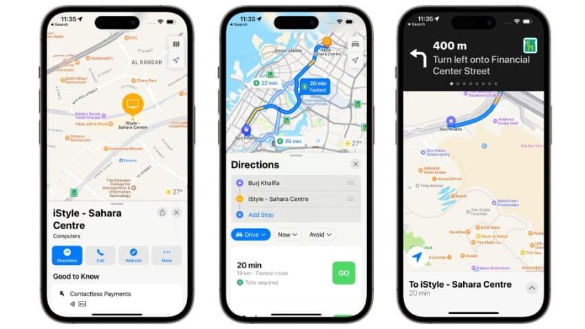 اپلیکیشن APPLE MAPS
