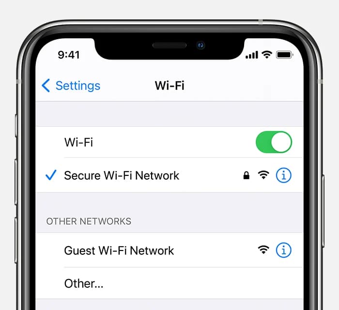 imessage کار نمی کند؟ اتصال اینترنت را چک کنید