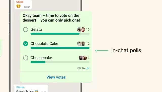 چگونه در واتساپ نظرسنجی (Poll) ایجاد کنیم؟