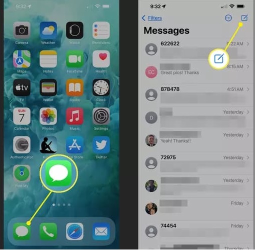 ارسال پیام صوتی با برنامه Message آیفون