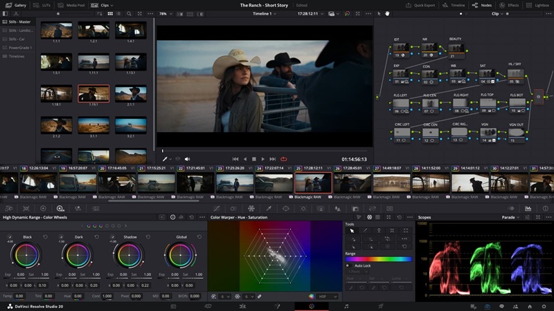 برنامه ادیت ویدیو DaVinci Resolve
