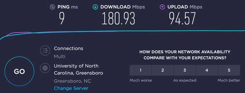 نحوه تست سرعت اینترنت