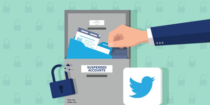 رفع مشکل ساسپند شدن اکانت توییتر