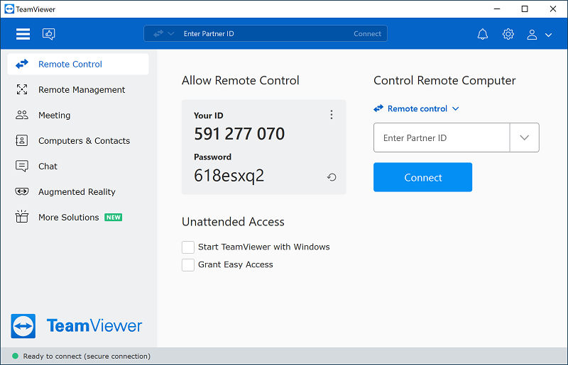 برنامه Teamviewer برای اشتراک گذاری صفحه نمایش