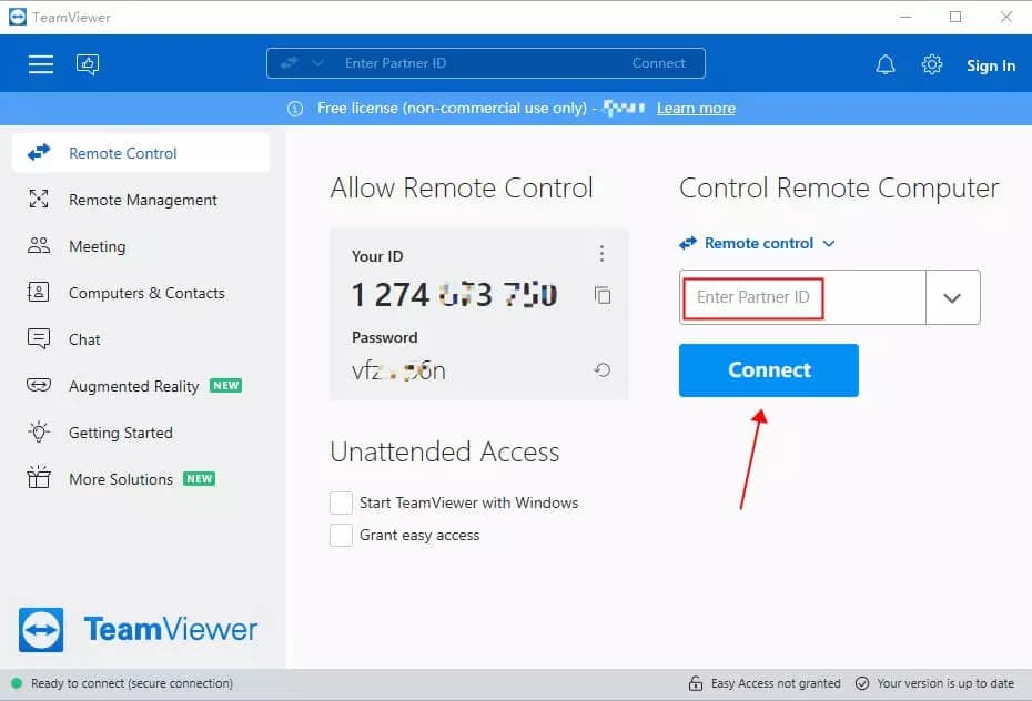 برنامه TeamViewer برای موبایل 