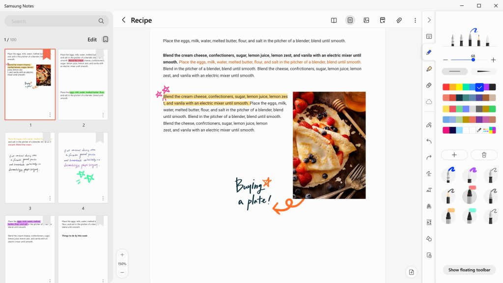 نصب برنامه Samsung Notes در ویندوز