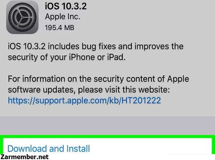 آپدیت IOS مرحله چهار