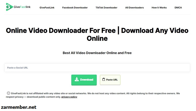 وبسایت givefastlink