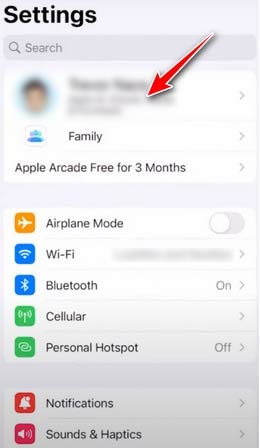 تغییر region اپل آیدی مرحله اول