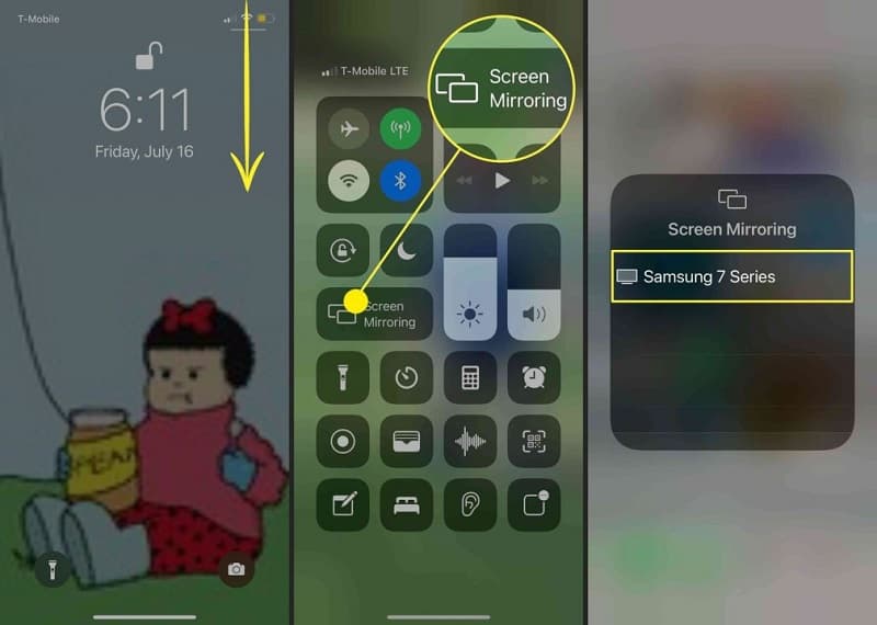 وصل کردن آیفون به تلویزیون با قابلیت screen sharing