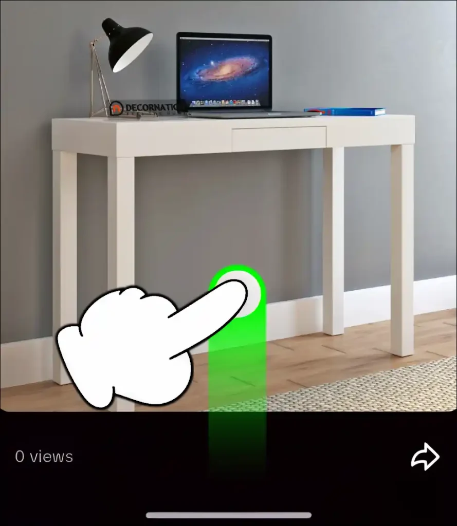 swipe up استوری در تیک تاک