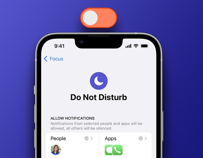 قابلیت Do not disturb در آیفون