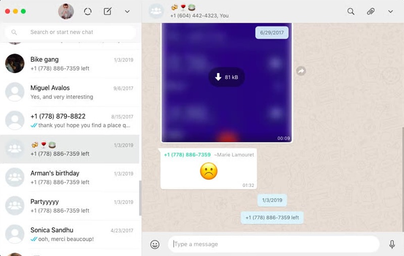 دانلود و نصب واتساپ برای مک