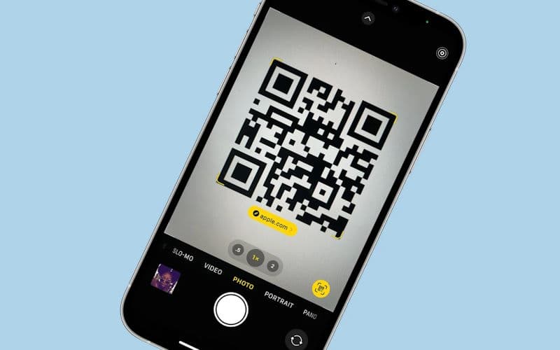 آموزش اسکن Qr کد در آیفون